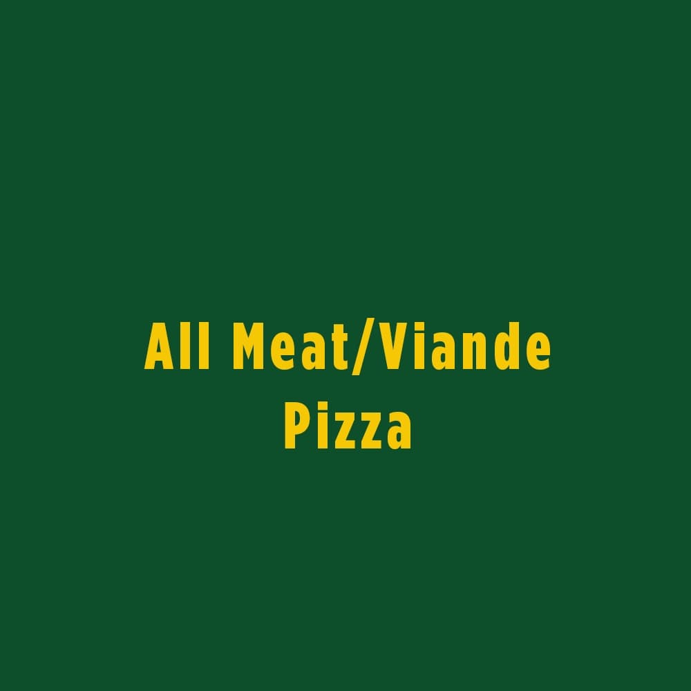 All Meat / Viande
